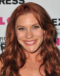 Katee Sackhoff at the Nylon + Express August Denim Issue party in California.