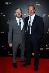 Stephen Curry and Martin Sacks at the 2nd Annual AACTA Awards.