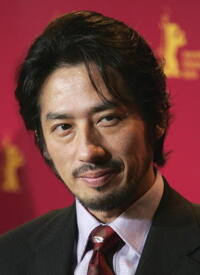 Hiroyuki Sanada at a photocall in Germany for "The Promise."