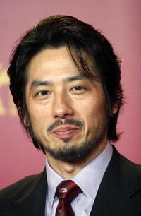 Hiroyuki Sanada at a photocall in Germany for "Wuji."