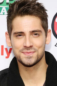 Jean-Luc Bilodeau at ABC's '25 Days of Christmas' celebration in New York City.
