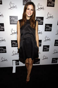 Rachel Bilson at the Saks Fifth Avenue cocktail party in Hollywood welcoming Christian Louboutin.