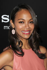 Zoe Saldana at the California premiere of "Colombiana."