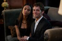 Zoe Saldana and James Marsden in "Death at a Funeral."