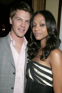 Keith and Zoe Saldana at the Bill Blass Shoe collection and The Daily Launch Party.