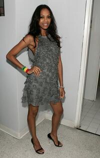 Zoe Saldana at the after party of "Haven."
