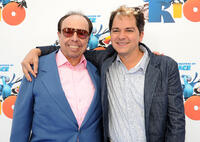 Music producer Sergio Mendes and Carlos Saldanha at the California premiere of "Rio."