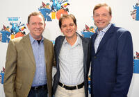 Brian Keane, Carlos Saldanha and Bruce Anderson at the California premiere of "Rio."