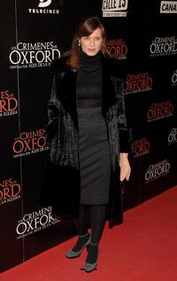 Aitana Sanchez Gijon at the premiere of "The Oxford Murders."