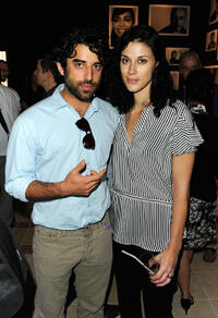 Karim Saleh and Cherien Dabis at the Brigitte Lacombe Exhibit Tour during the 2010 Doha Tribeca Film Festival.