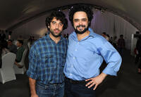 Karim Saleh and director Omar Naim at the welcome lunch during the 2010 Doha Tribeca Film Festival.