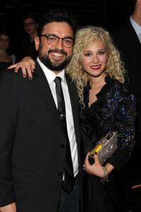 Horatio Sanz and Juno Temple at the New York premiere of "Year One."