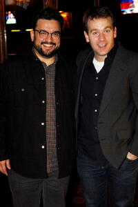 Horatio Sanz and Mike Birbiglia at the opening night celebration of "Sleepwalk With Me."