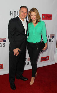 Al Sapienza and Laurie Fortier at the Netflix's "House of Cards" for Your Consideration Q&A Event in California.