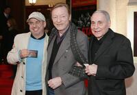 Helmut Zerlett, Otto Sander and Peter Fitz at the premiere of "Basta. Rotwein oder Totsein."