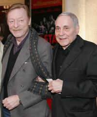 Otto Sander and Peter Fitz at the premiere of "Basta. Rotwein oder Totsein."
