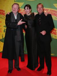 Otto Sander, Martina Gedeck and Heino Ferch at the premiere of "Meine Schoene Bescherung."