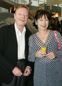 Otto Sander and Monika Hansen at the opening of Sarah Wiener restaurant.