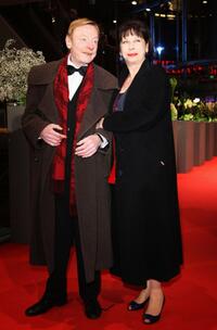 Otto Sander and Monika Hansen at the premiere of "The International" during the 59th Berlin International Film Festival.