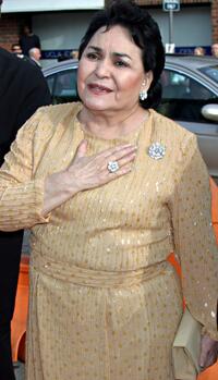 Carmen Salinas at the premiere of "Man on Fire."