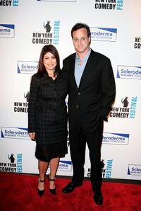 Bob Saget and Caroline Hirsch at the Kick-Off of the 2nd Annual New York Comedy Festival.