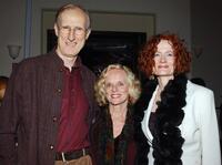 James Cromwell, Joan MacIntosh and Diane Salinger at the "Carnivale" second season party.