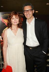 Susan Sarandon and John Turturro at the screening of "Romance and Cigarettes".