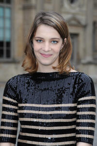 Celine Sallette at the Louis Vuitton Fall/Winter 2013 Ready-to-Wear show in France.