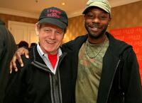 William Sanderson and Guest at the HBO Luxury Lounge in honor of the 66th Annual Golden Globes.