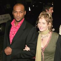 Colin Salmon and Fiona Hawthorne at the UK premiere of "Memoirs Of A Geisha."