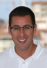 Adam Sandler at the photocall of "Punch-Drunk Love" during the 55th Cannes Film Festival.