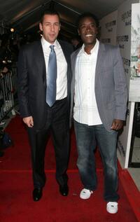 Adam Sandler and Don Cheadle at the premiere of "Reign Over Me".