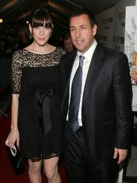 Adam Sandler and Liv Tyler at the premiere of "Reign Over Me".