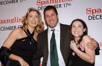 Tea Leoni, Adam Sandler and Sarah Steele at the Los Angeles premiere of "Spanglish."