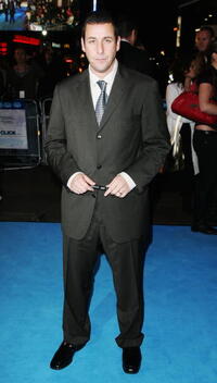 Adam Sandler at the London premiere of "Click."
