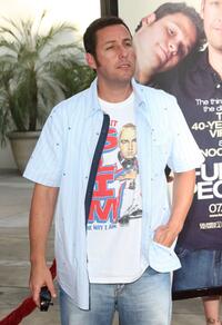 Adam Sandler at the California premiere of "Funny People."