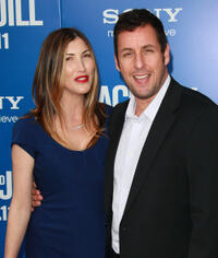 Adam Sandler and Jackie Sandler at the California premiere of "Jack And Jill."