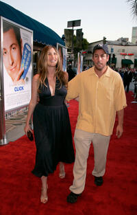 Adam Sandler and Jackie Sandler at the California premiere of "Click."