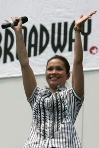 Lea Salonga at the "Broadway In Bryant Park."