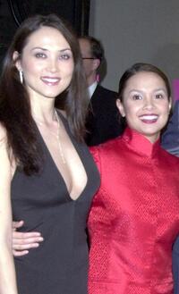 Sandra Allen and Lea Salonga at the after party of the Broadway opening of "Flower Drum Song."