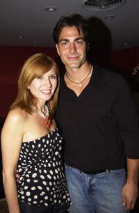 Nicole Miller and Michael Bergin at the Nicole Millers 20th Anniversary Party.