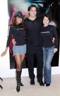 Traci Bingham, Michael Bergin and Natalie Raitano at the MAC AIDS Fund On World AIDS Day.