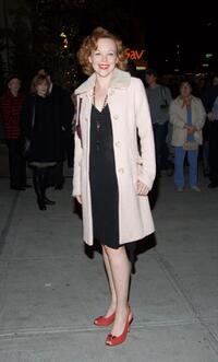 Emily Bergl at the opening of "Mr. Marmalade."