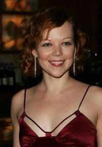 Emily Bergl at the after party for the opening night of the Roundabout Theatre Company's "The Foreigner."