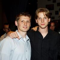 Director Greg Marcks and Stark Sands at the Hollywood Film Festival Opening Night Party.