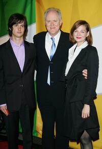 Jake Sandvig, John Lithgow and Heather Burns at the NBC Primetime Preview 2006-2007.