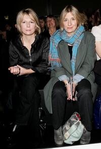 Jennifer Saunders and Victoria Wood at the Betty Jackson show during the London Fashion Week Autumn / Winter 2008.