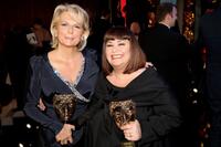 Jennifer Saunders and Dawn French at the BAFTA Television Awards 2009.