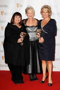 Dawn French, Dame Helen Mirren and Jennifer Saunders at the BAFTA Television Awards 2009.