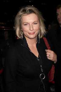 Jennifer Saunders at the premiere of "Absolutely Fabulous."